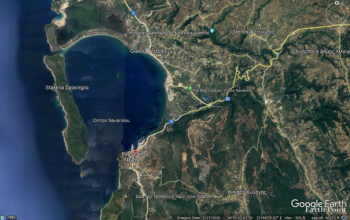 Pylos Harbor (Google Earth)